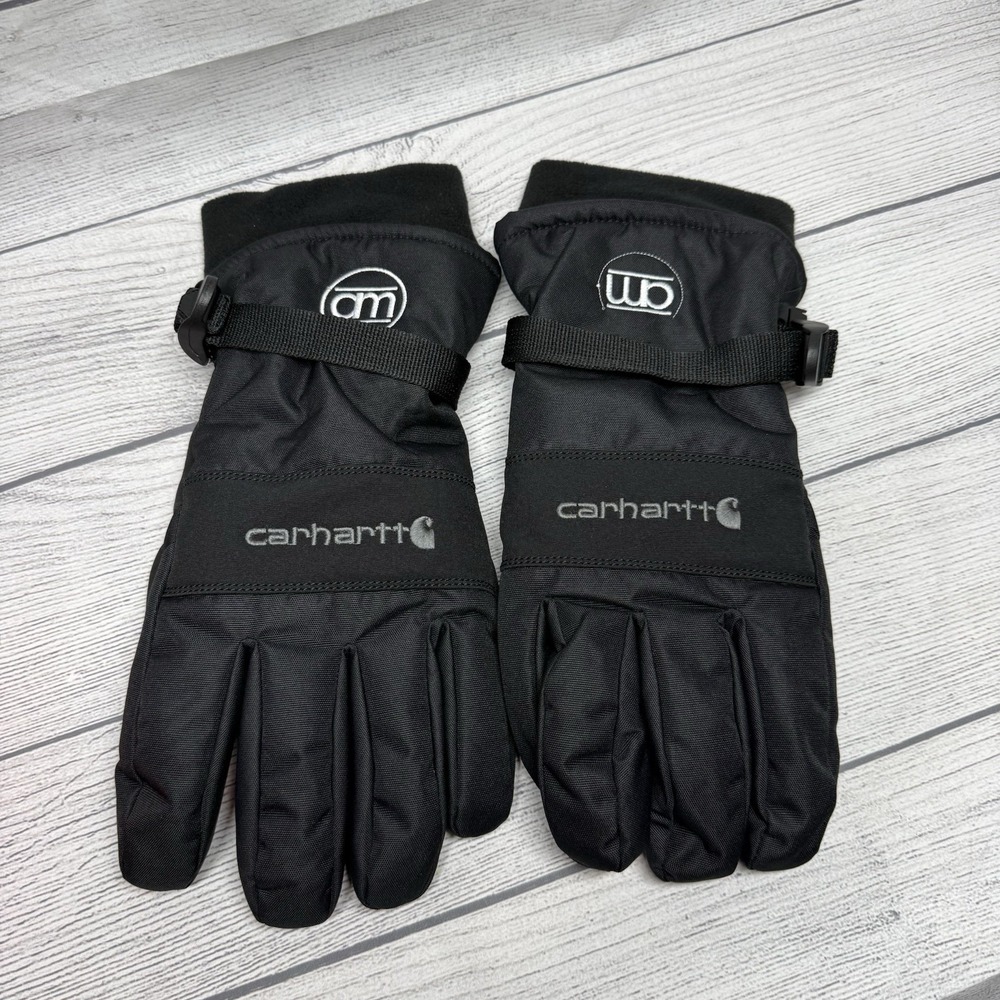 Carhartt Waterproof Insulated Knit Cuff Gloves GLO511-M Men's M *Logo* (#4)